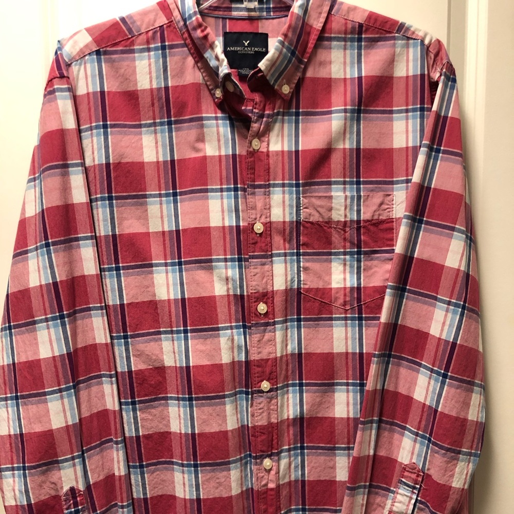 American Eagle Long Sleeve Button Down - Large - Minimal Wear